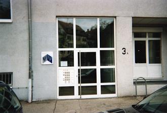 Entrée de l'actuel IGPP au 3A Wilhelmstrasse, Freiburg